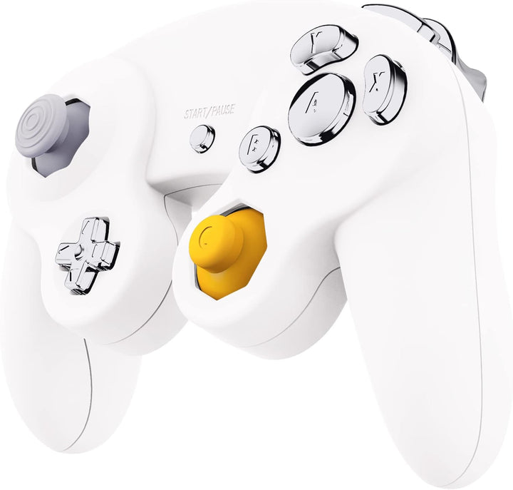 eXtremeRate Ersatz Tasten Set für nintendo Gamecube GCN Controller,DIY Ersatzteile Full Buttons D-Pa