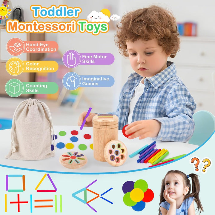 Montessori Spielzeug ab 1 Jahr, Spielzeug ab 1 2 Jahre Mädchen Jungen Baby Spielzeug Geschenk Mädche