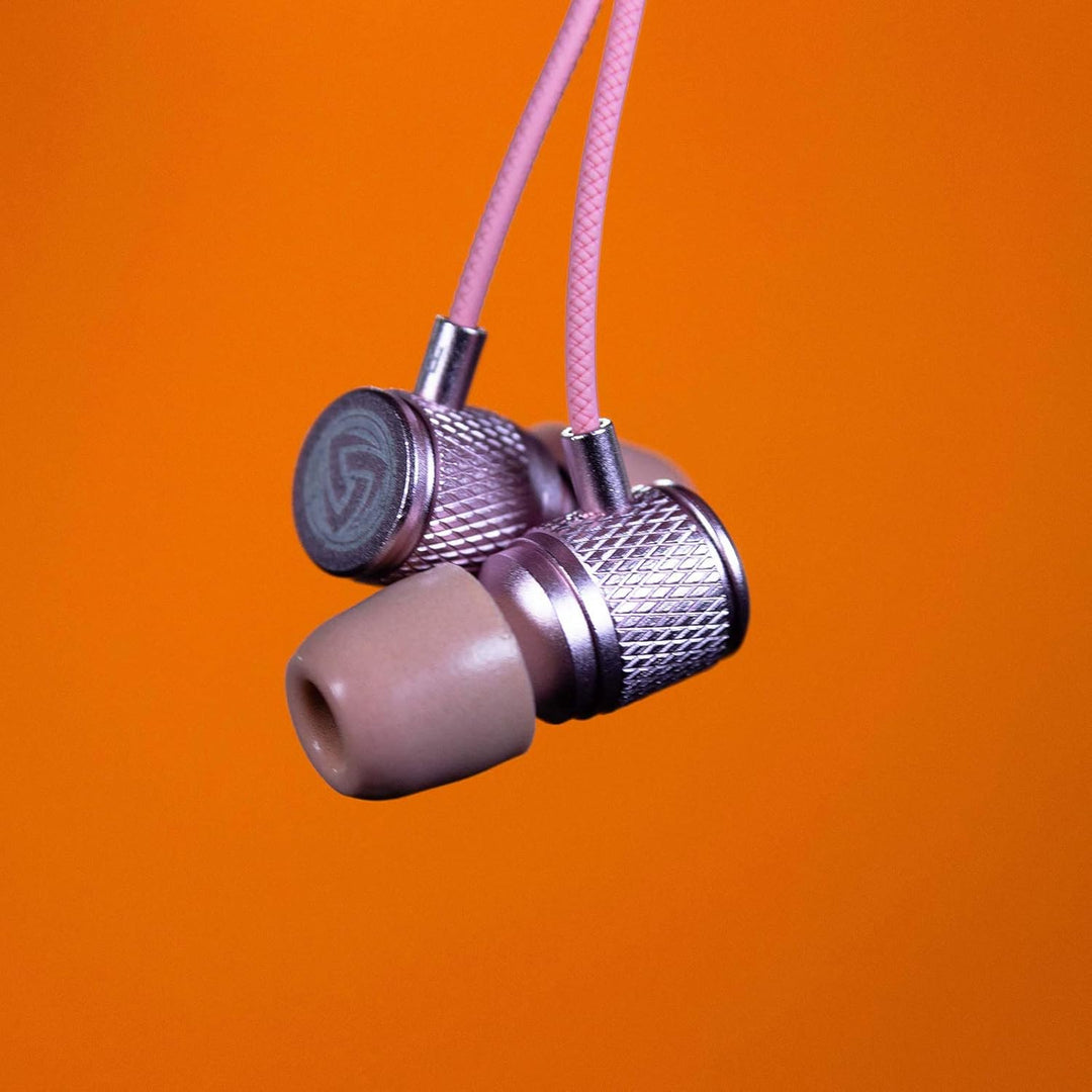 LUDOS Ultra Kopfhörer In Ear Ohrhörer mit Kabel und Mikrofon, Kristallklarer Klang, Ausgewogene Höhe