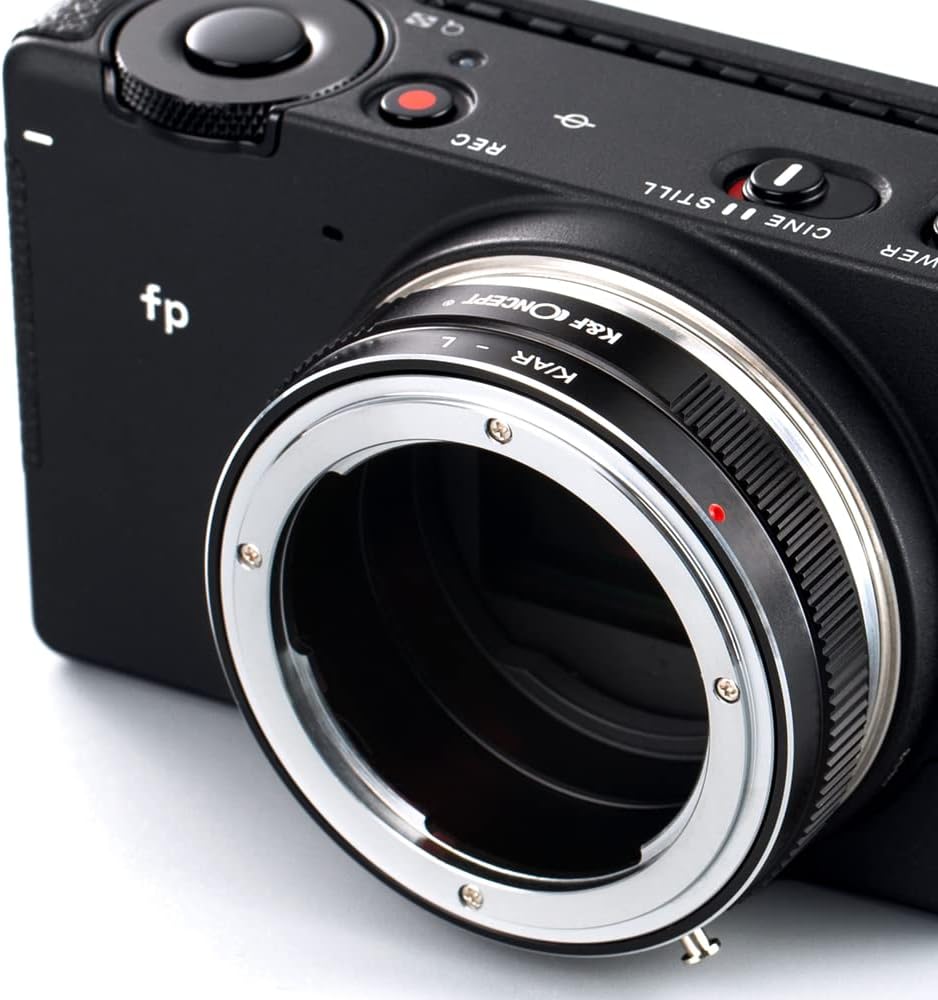 K&F Concept Objektivhalterungsadapter K/AR-L Manueller Fokus Kompatibel mit Konica AR-Objektiv auf L