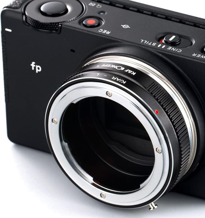 K&F Concept Objektivhalterungsadapter K/AR-L Manueller Fokus Kompatibel mit Konica AR-Objektiv auf L