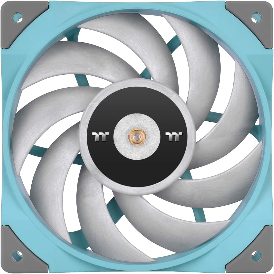 Thermaltake TOUGHFAN 12 Turquoise High Static Pressure Radiator Fan (Single Fan Pack) Leise-Gehäuse-