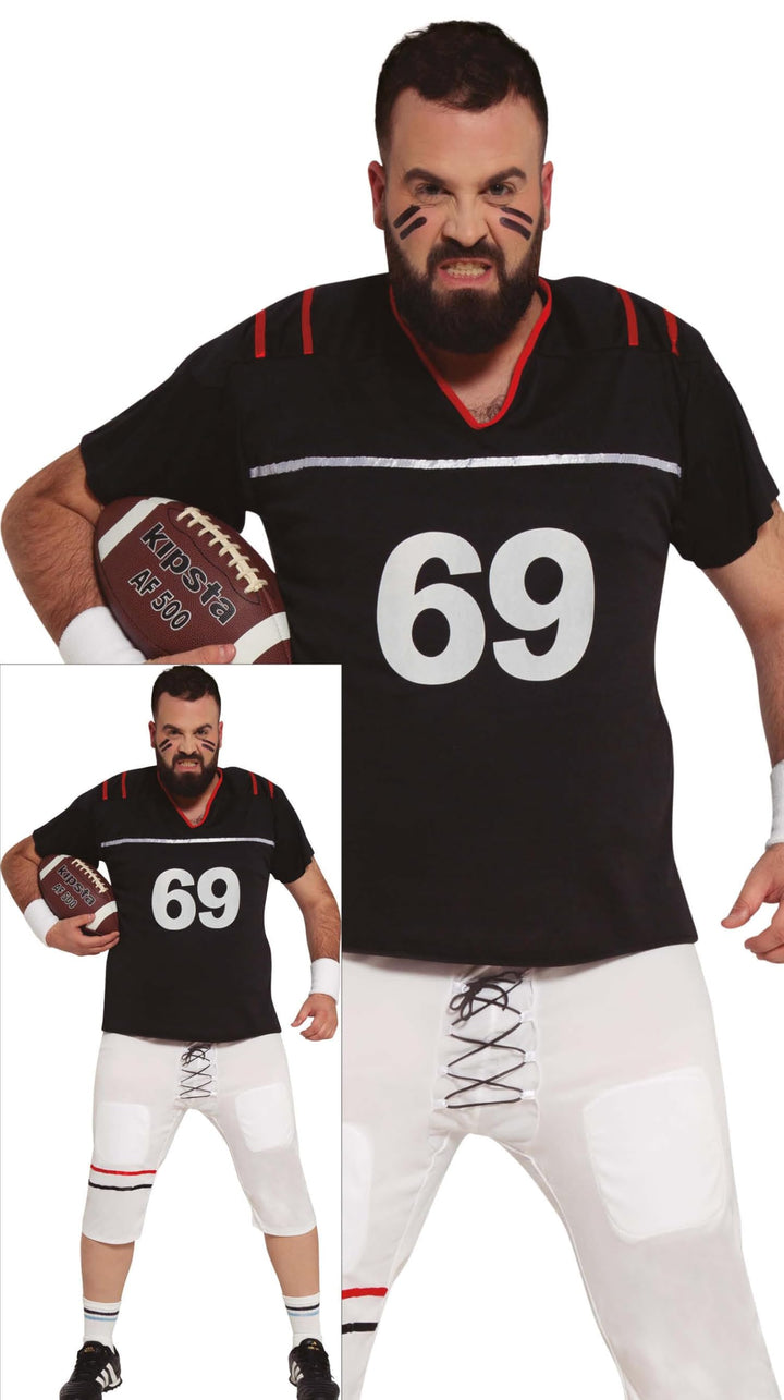 FIESTAS GUIRCA Quarterbackspieler-Kostüm für Herren XL, XL