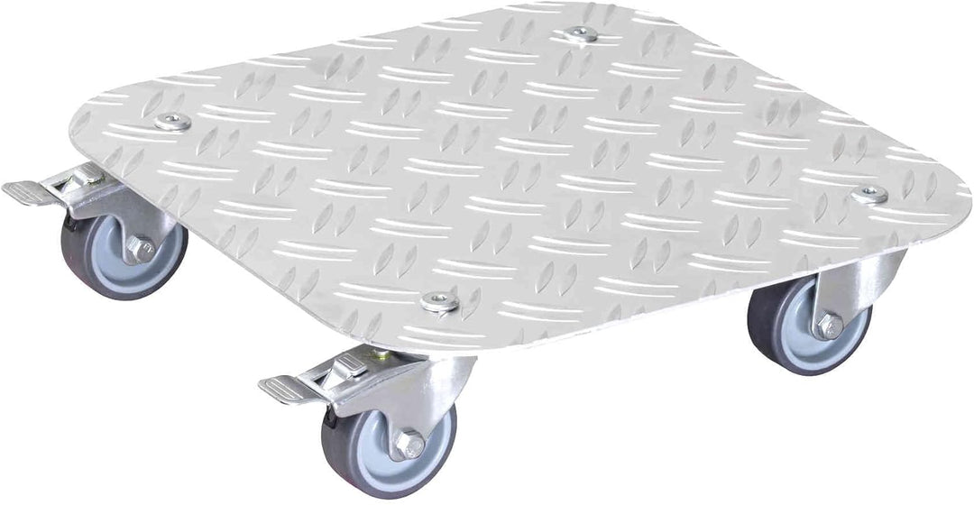 Wagner Pflanzenroller Alaska 29 x 29 x 7,5 cm I Blumenroller für Aussenbereich + Innenbereich I Kübe