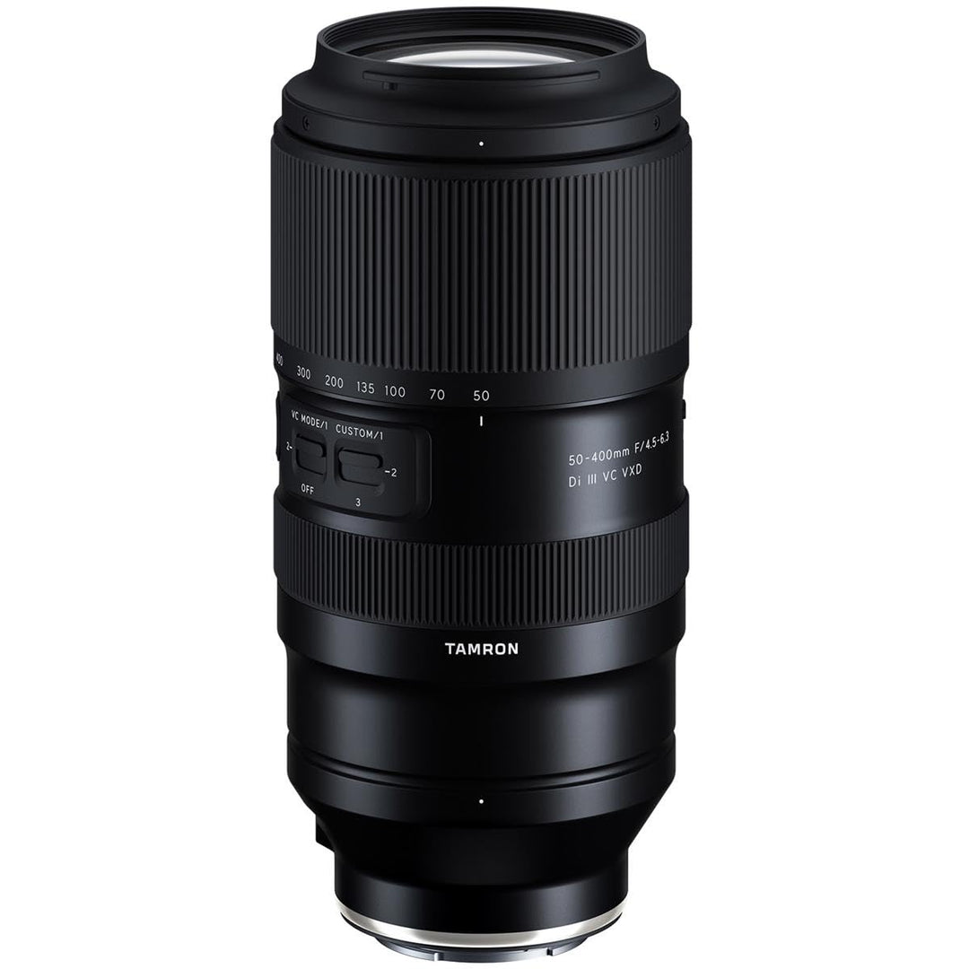 Tamron 50-400mm f/4.5-6.3 Di III VC VXD Objektiv für Sony E Sony FE Mount Nur Objektiv, Sony FE Moun