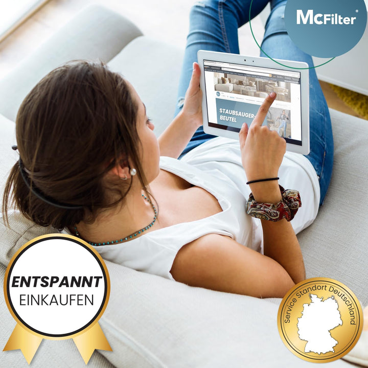 McFilter | 3 HEPA Filter + 3 Motorfilter geeignet für Miele Staubsauger GN Serie S4 S5 S6 S8, Comple