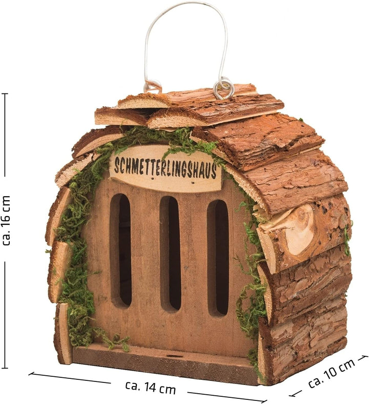 Gardigo Schmetterlingshaus zur Schmetterlingszucht und Gartendeko I Insektenhaus für Schmetterling z