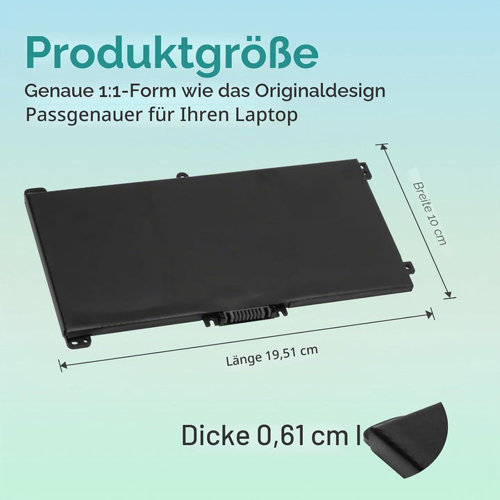 K KYUER BK03XL Laptop Akku für HP Pavilion X360 14-ba0xx 14-ba1xx 14-ba2xx 14-ba006ng 14-ba011ng ba0