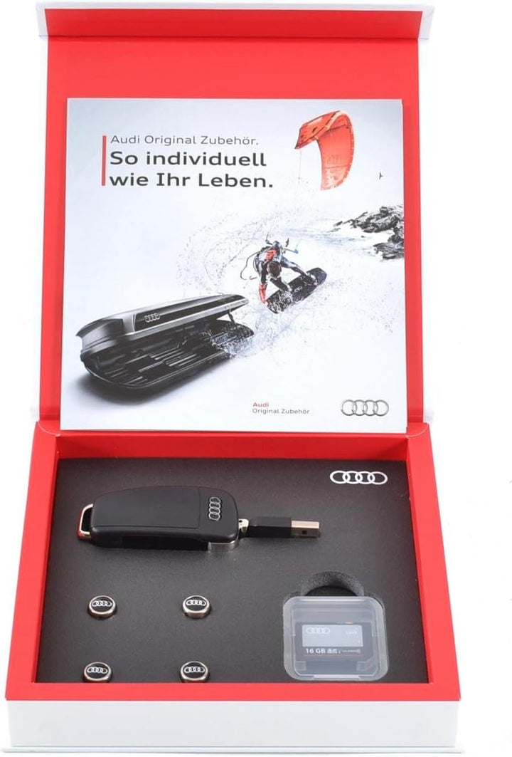 Audi 8R0063827J Origlnal Zubehör-Box, 6-Teilig, Multicolor