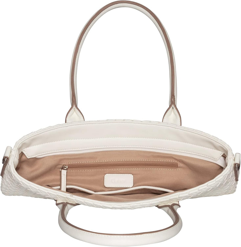 Gabor bags , EMILIA, Damen, Shopper, M, weiss, 39x14x27,5cm