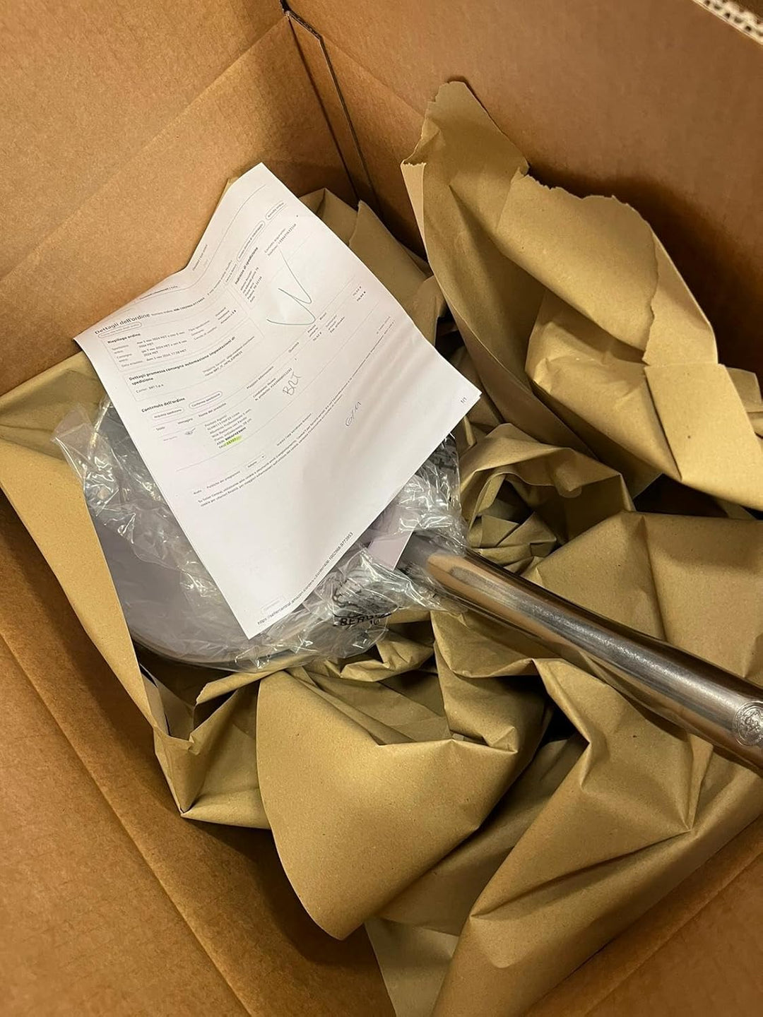 Unbekannt Pfannen Aluminium gerade Agnelli 3 mm mit Griff Ø 32 cm Antihaft Brot Cod. alsa111s32, 32