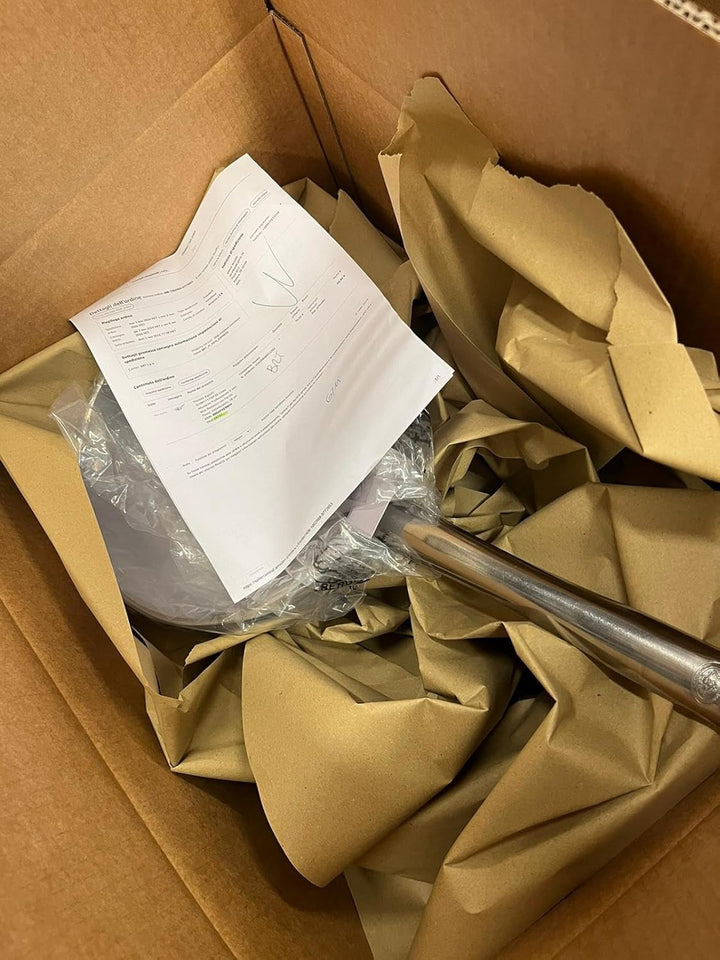Unbekannt Pfannen Aluminium gerade Agnelli 3 mm mit Griff Ø 32 cm Antihaft Brot Cod. alsa111s32, 32