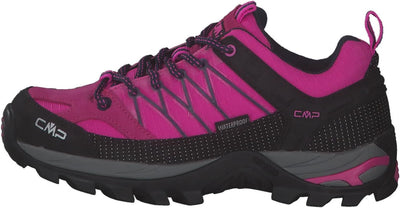 CMP Damen Rigel Low Wmn Shoe Wp Trekking-& Wanderhalbschuhe 41 EU Pink Fluo B Blue, 41 EU Pink Fluo