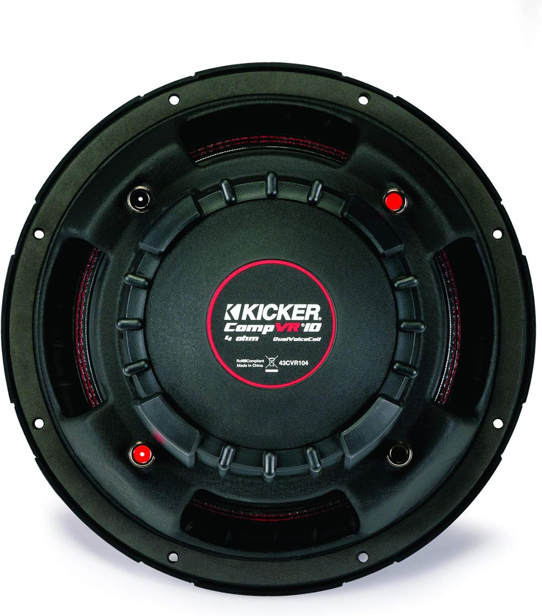 KICKER 43CVR104 10 Zoll Comp-VR Woofer Schwarz