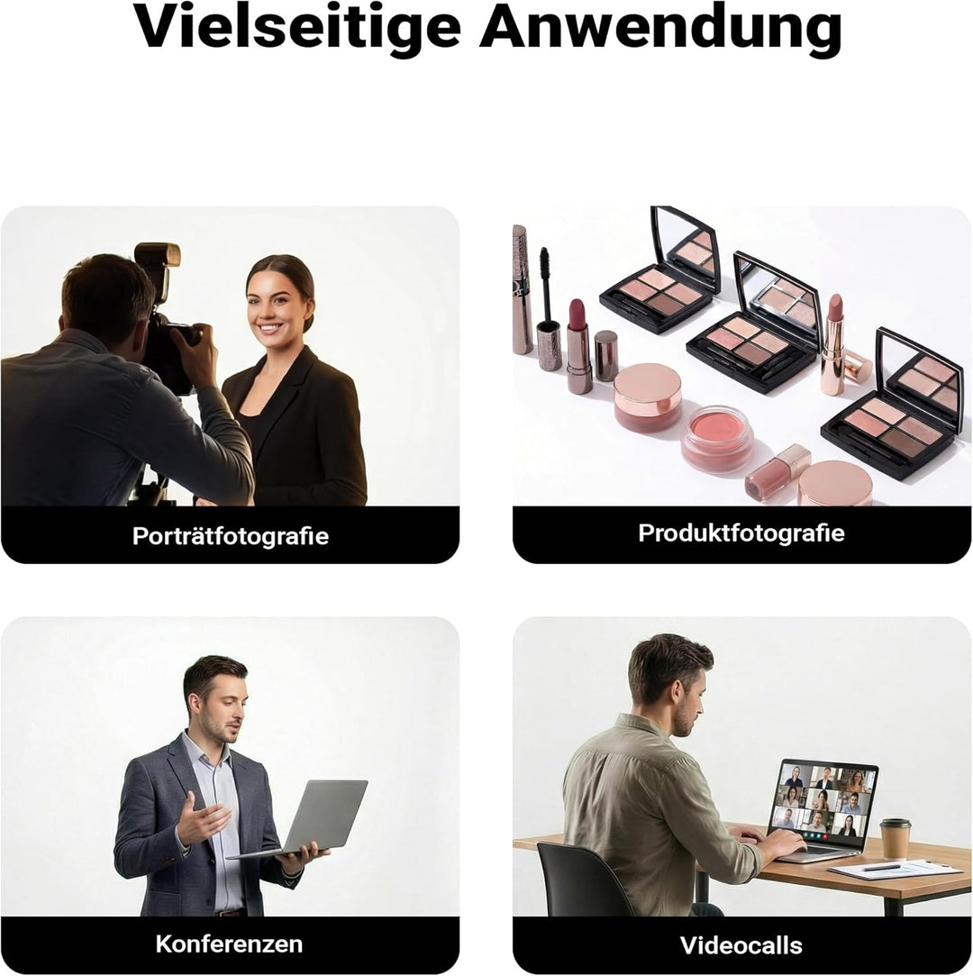 Walimex pro Fotohintergrund aus Karton 1,35x10m, weiss I Fotoleinwand als Backdrop für den professio