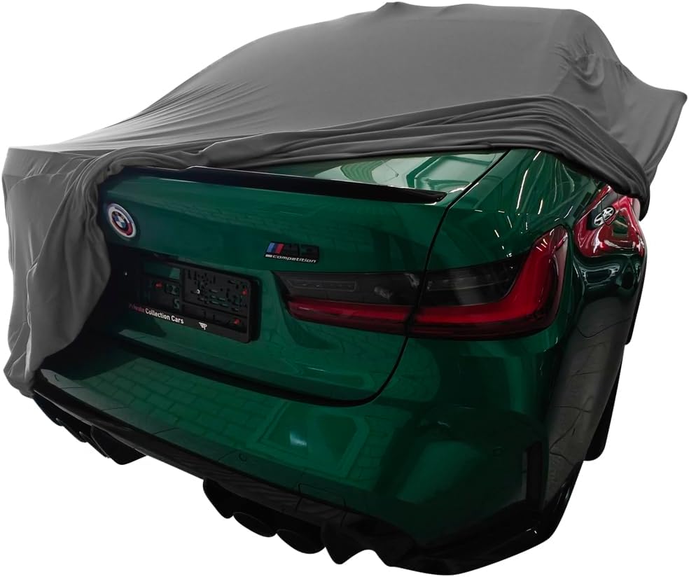 Indoor Autoabdeckung kompatibel mit BMW M3 (G80) SUPER Soft Stretch