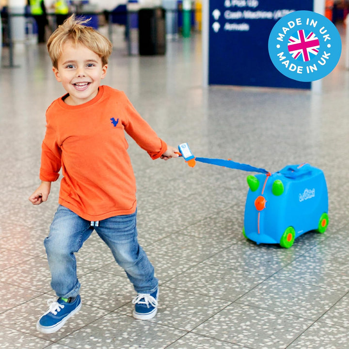 Trunki Handgepäck Und Kinderkoffer zum Draufsitzen | Kinder Risen Geschenk für Mädchen Und Jungen |