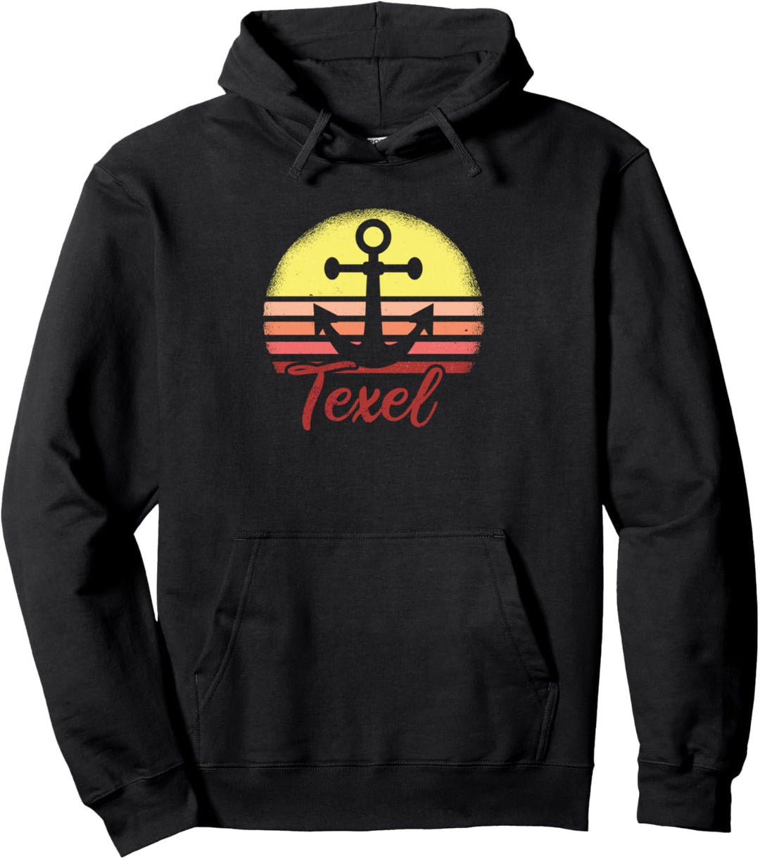 Insel Texel - Holland - Niederlande - Retro Vintage Pullover Hoodie