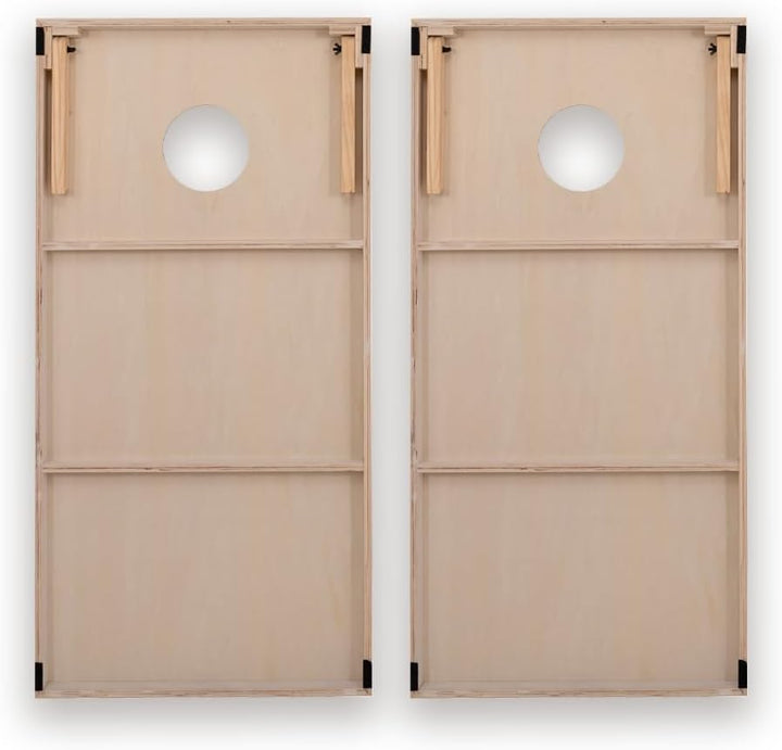 Uber Games - World Cornhole League - 120x60 cm Doppelbrett-Set & Tasche - Turnierqualität Board (4x2