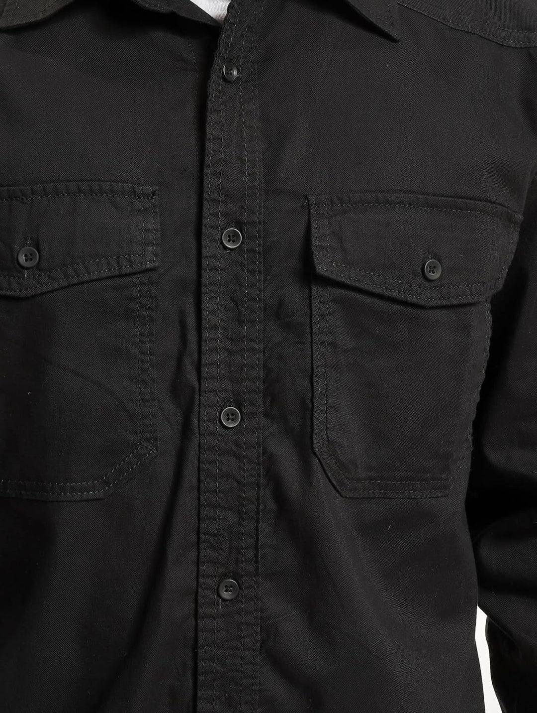Brandit Flanellshirt Männer Flanellhemd schwarz Basics S Schwarz, S Schwarz
