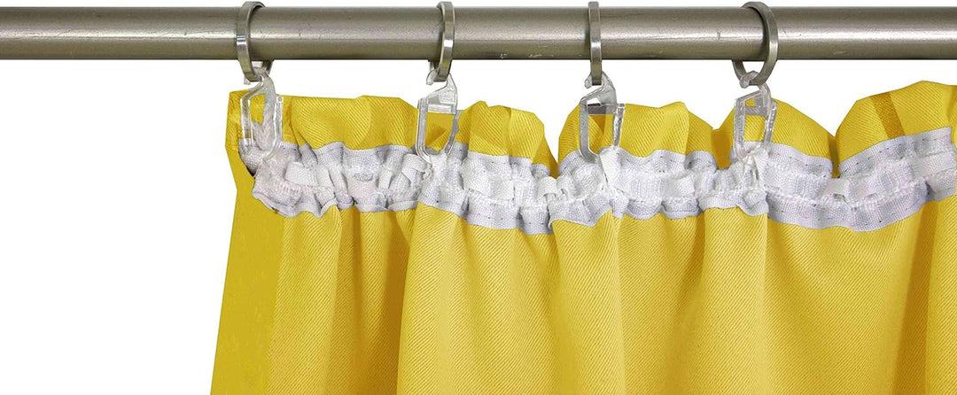 Wirth Fertigschal Dim Out mit Kräuselband, Polyester, Rapsgelb, 255 x 145 cm Rapsgelb 255 x 145 cm,
