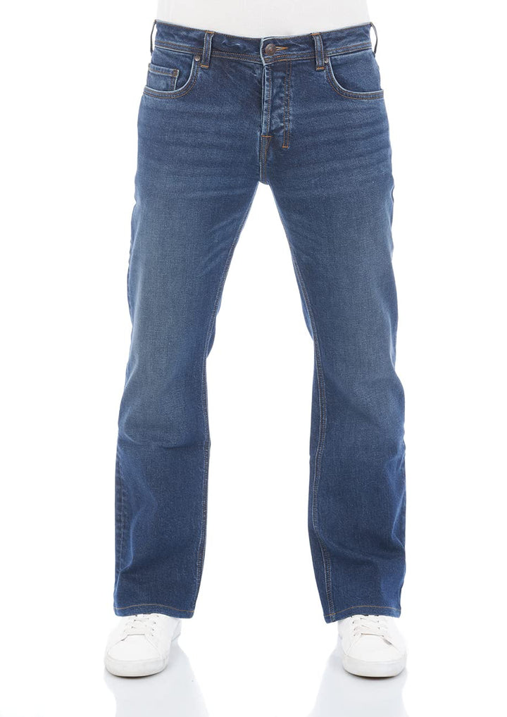 LTB Jeans Hose Herren Bootcut Timor Denim Stretch Tiefer Bund Blau Schwarz 28W - 40W 30L - 36L 29W /