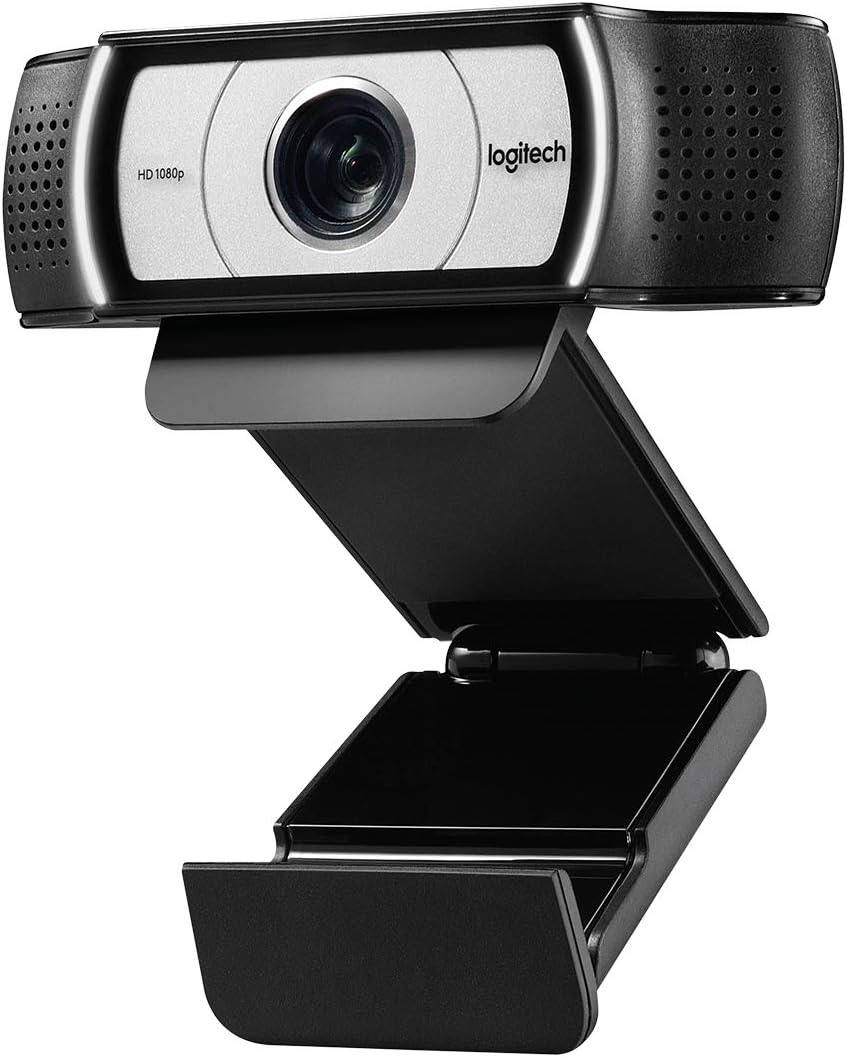 Logitech 960-000971 C930e Video-Webcam, HD, 1080 P, 90 Grad erweitertes SIchtfeld, Schwarz