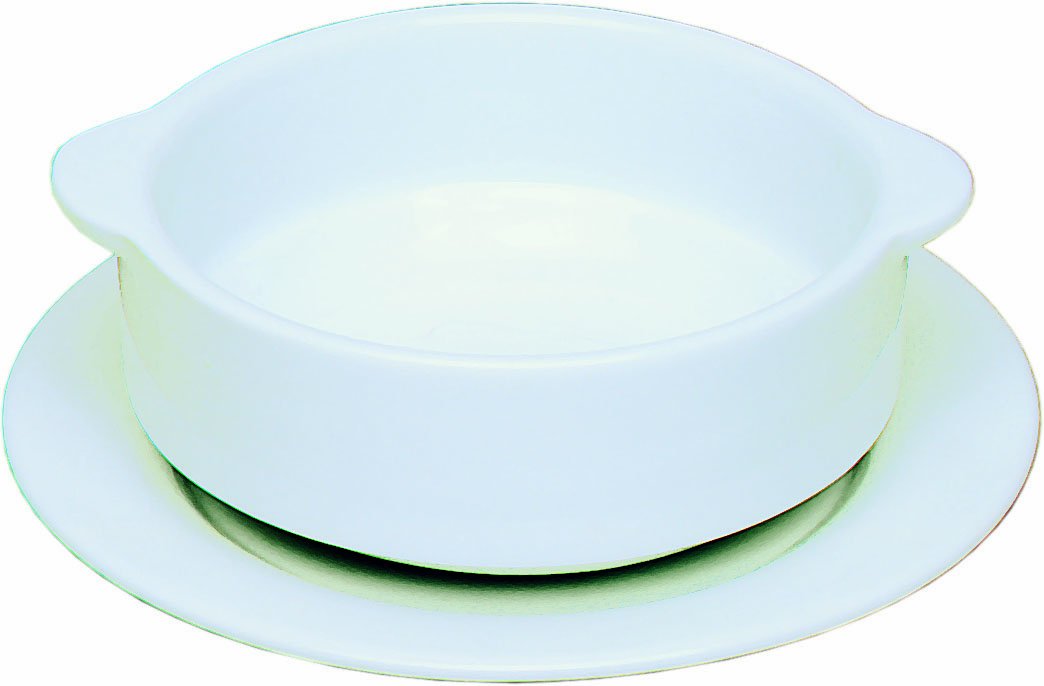 12 Stück Porzellan Suppentasse inklusive Untertasse 30 cl Geschirr Lappengriffe
