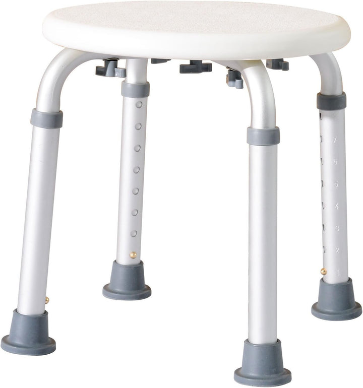 Homcom® Duschstuhl Badehocker Badestuhl Duschhocker Duschsitz Badhilfe höhenverstellbar (Duschhocker