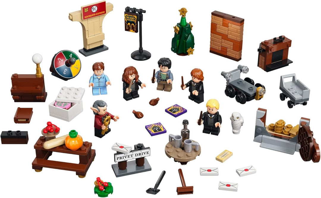 LEGO 76390 Harry Potter Adventskalender 2021, Weihnachtskalender, Kinder ab 7 Jahren mit 6 Minifigur