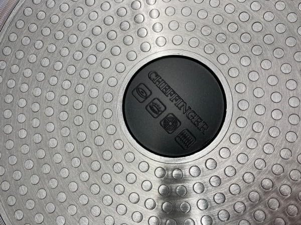 WOK Wokpfanne Pfanne mit Glasdeckel Induktion Ø 32 cm CF-DW32