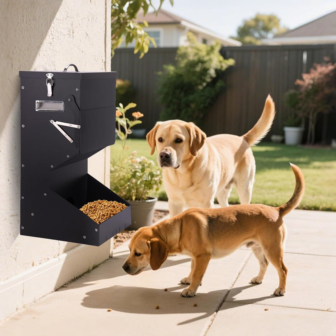 25lb Automatische Haustierfütterung für Hunde und Katzen Grosser Automatischer Hundefutterspender Wa