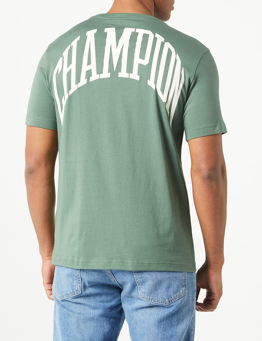 Champion Herren Rochester 1919 City Exporer Crewneck S-s T-Shirt XL Grün (Duk), XL Grün (Duk)