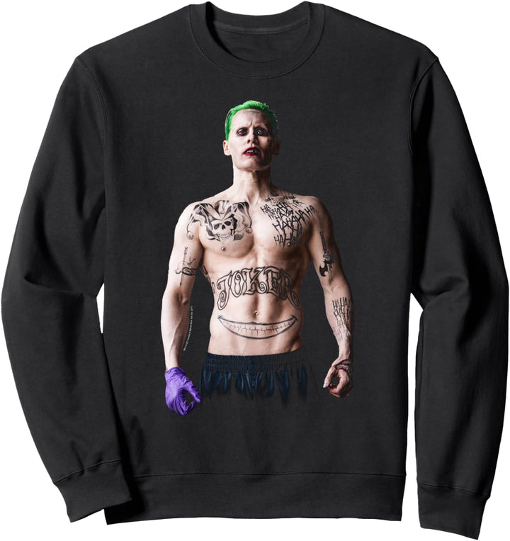 Suicide Squad Joker Stance Black Sweatshirt