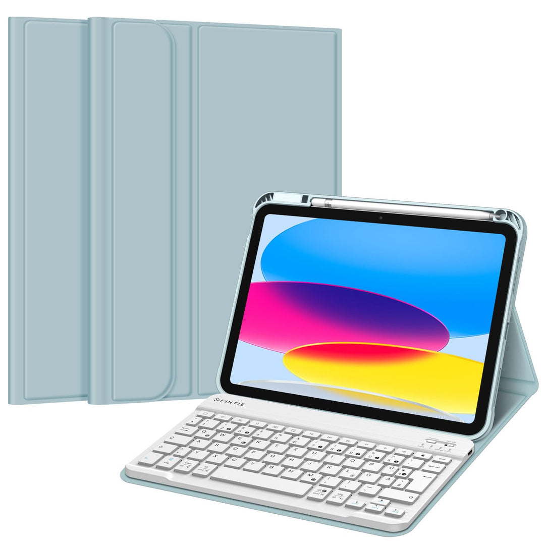 FINTIE Tastatur Hülle für iPad 11.Generation 11" 2025, iPad 10. Generation 2022 10.9", Schutzhülle m