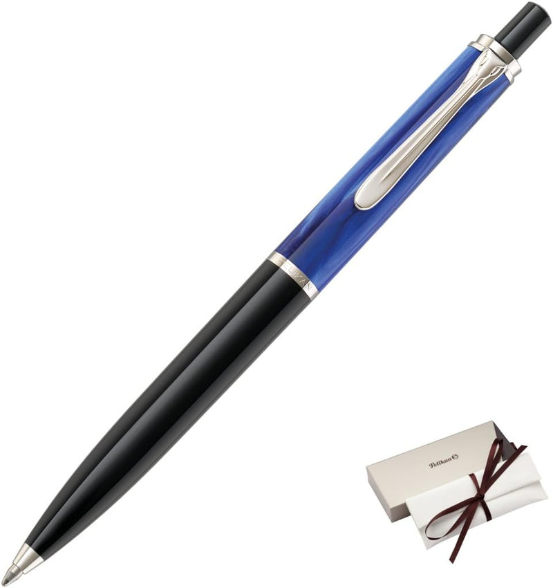 Pelikan K205 Kugelschreiber Classic 205 blau-marmor Details silber
