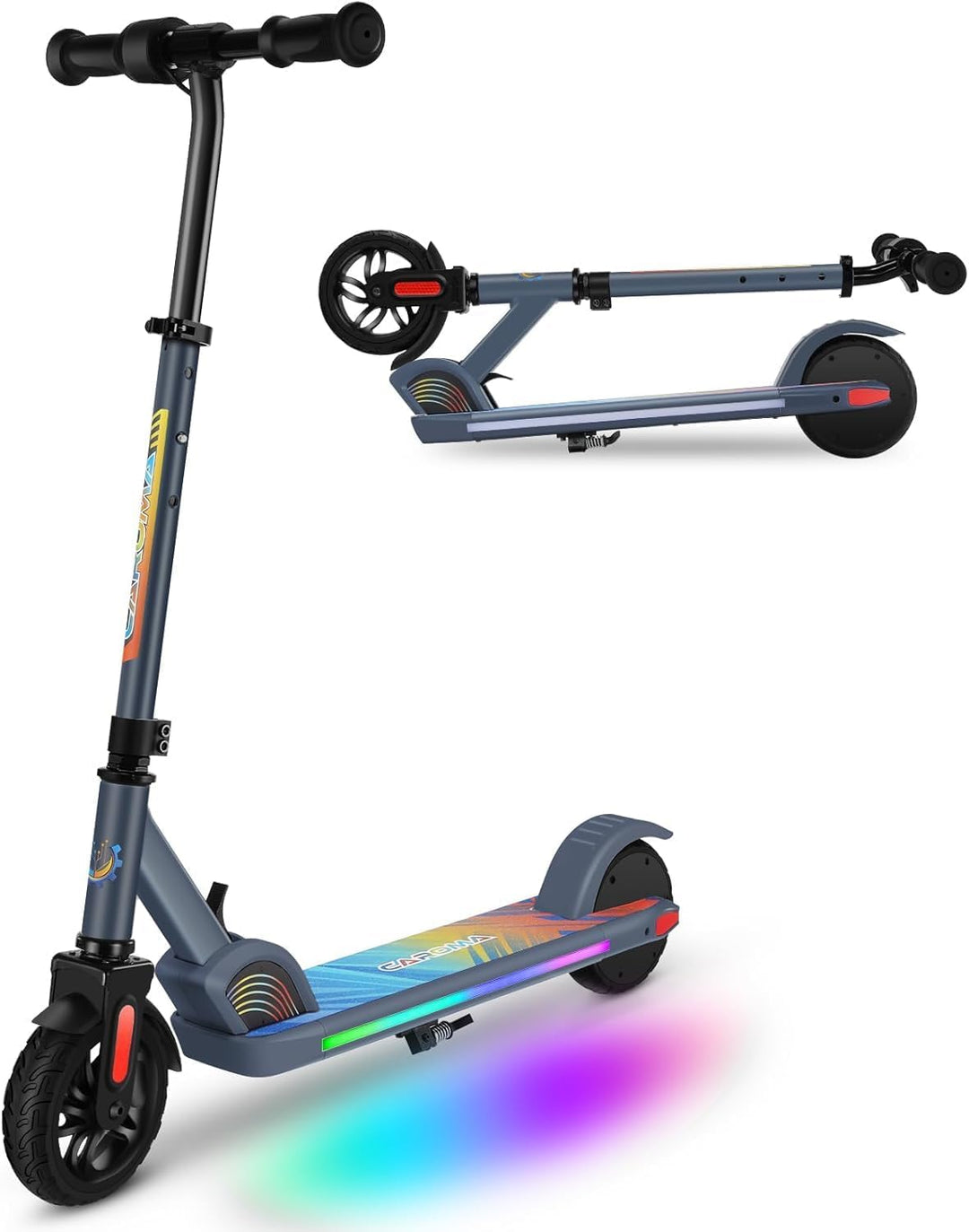 Caroma E Scooter Kinder von 8-12 Jahren, 180W Motor, bis zu 16 km/h &amp; 8 km, Elektroroller Kinder mit