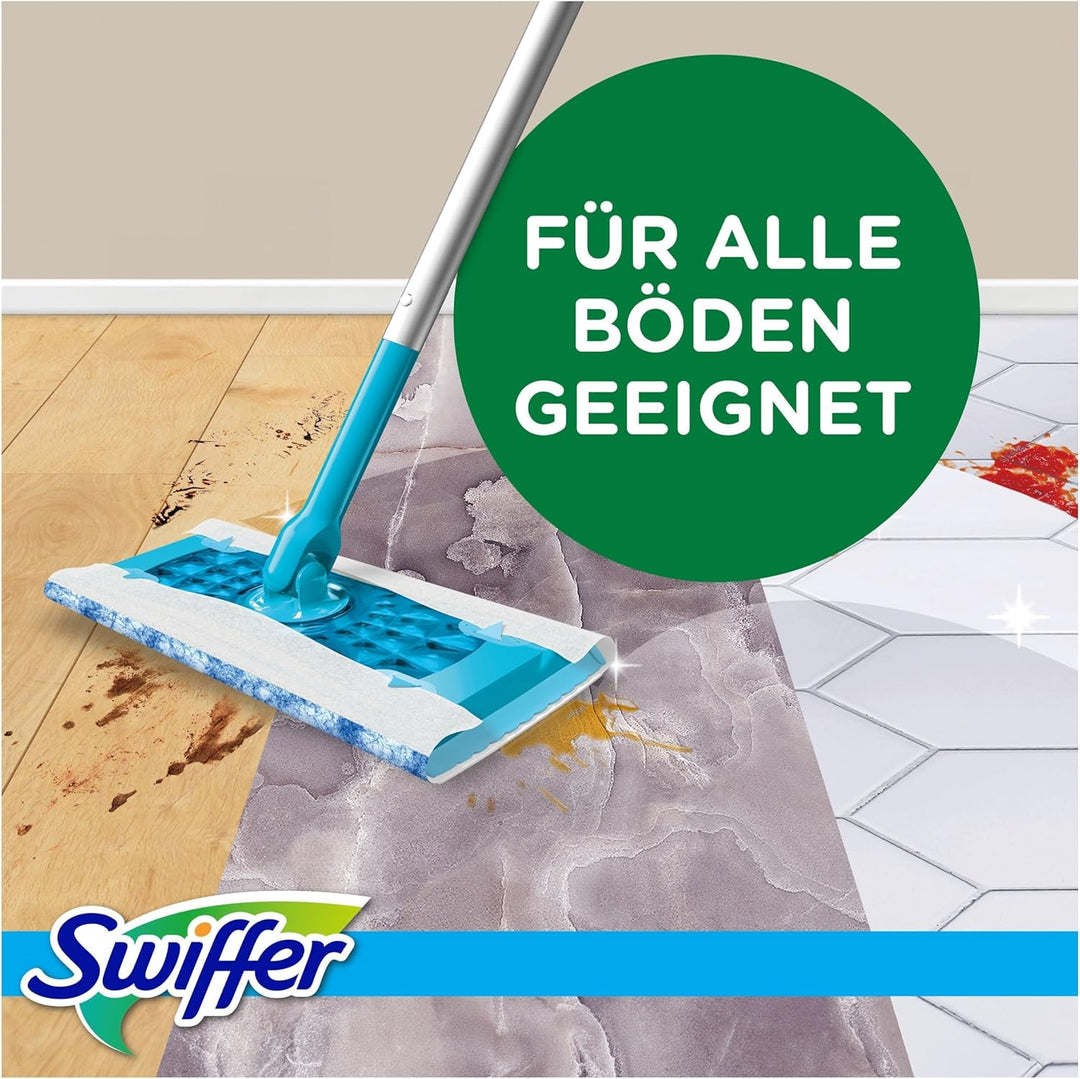 Swiffer Bodenwischer Nachfüllpackung, Feuchte Bodentücher mit Citrusfrische-Duft, 60 Stück, Für Eine