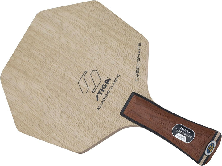 STIGA Allround Classic Cybershape - Offensives 5-Layer Tischtennisholz - Leichtgewichtig mit Präzisi