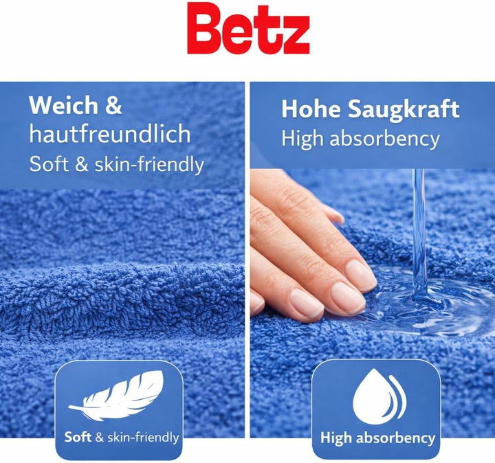 Betz Palermo Duschtücher - 4X Duschtuch aus 100% Baumwolle - Badetuch - Saunatuch - Liegetuch - 70 x