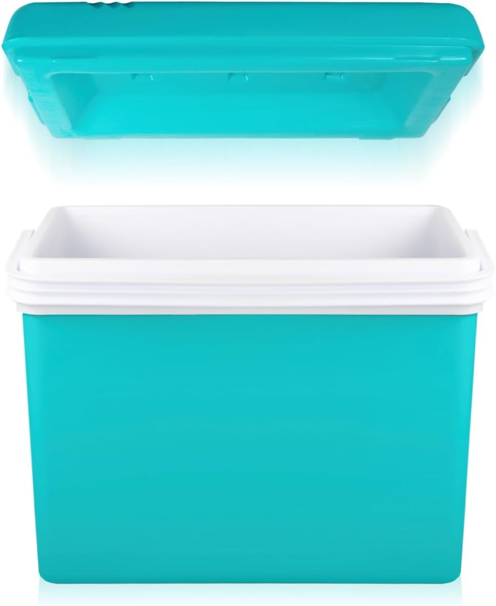 Kühlbox Isolierbox Kühltasche Camping Thermobox Isoliertasche Grau Kühlbox 35L TÜRKIS, Kühlbox 35L T