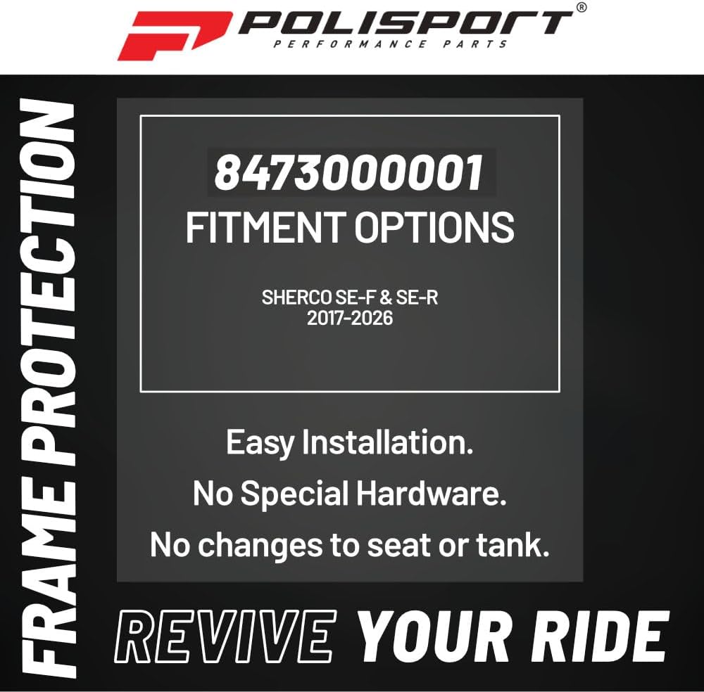 POLISPORT 8473000001 - Unterfahrschutz-Set aus strapazierfähigem, schlagfestem Kunststoff kompatibel