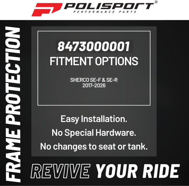 POLISPORT 8473000001 - Unterfahrschutz-Set aus strapazierfähigem, schlagfestem Kunststoff kompatibel