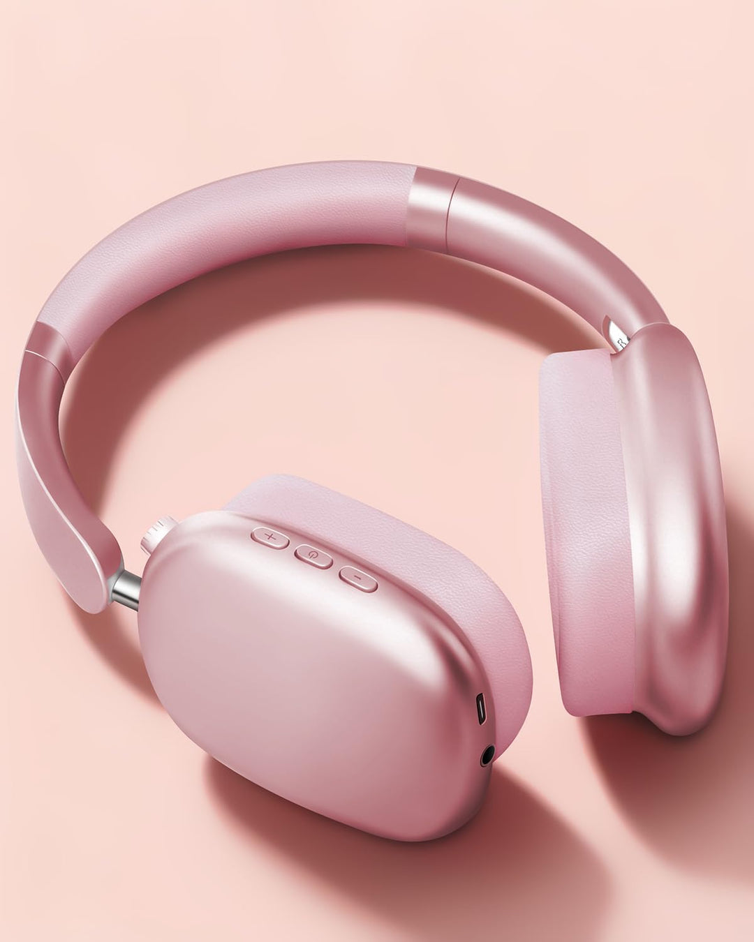 Wentronic Y01 Kabellose Over-Ear-Kopfhörer, Geräuschunterdrückung, Bluetooth 5.3-Kopfhörer mit Mikro