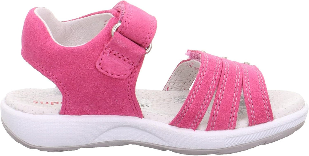 Superfit Mädchen Emily Sandale 28 EU Pink Silber 5510, 28 EU Pink Silber 5510