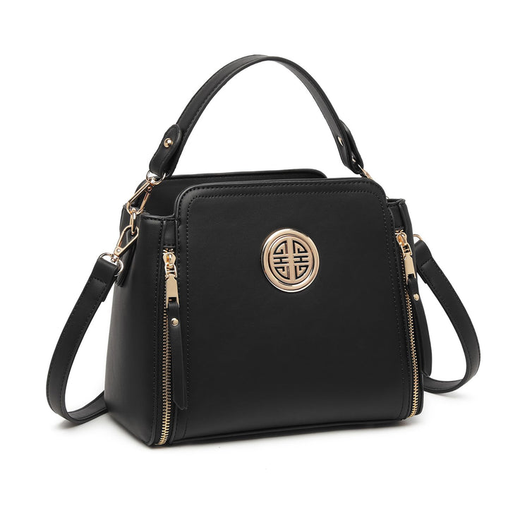 Miss Lulu Umhängetasche Damen Schultertasche Handtasche Crossbody Taschen Henkeltasche Mädchen PU Le