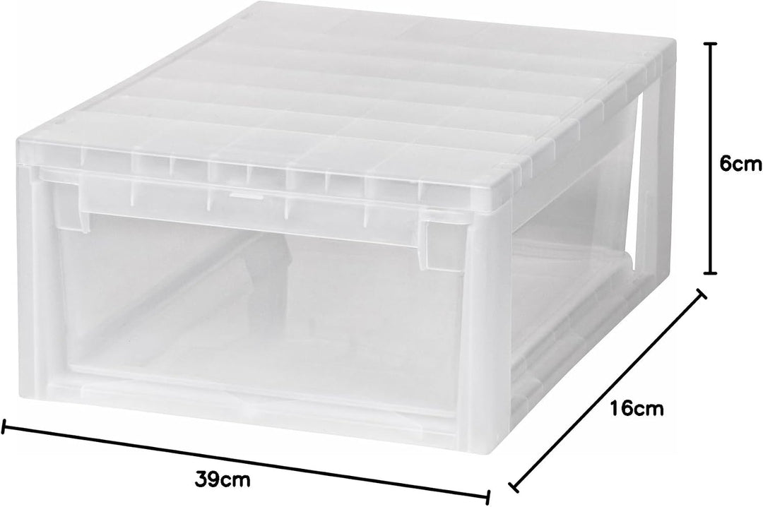 3 Stück Schubladenboxen mit Nutzvolumen 2 Stück mit 12 (M) und 1 Stück mit 36 (XL) Liter. Passend fü