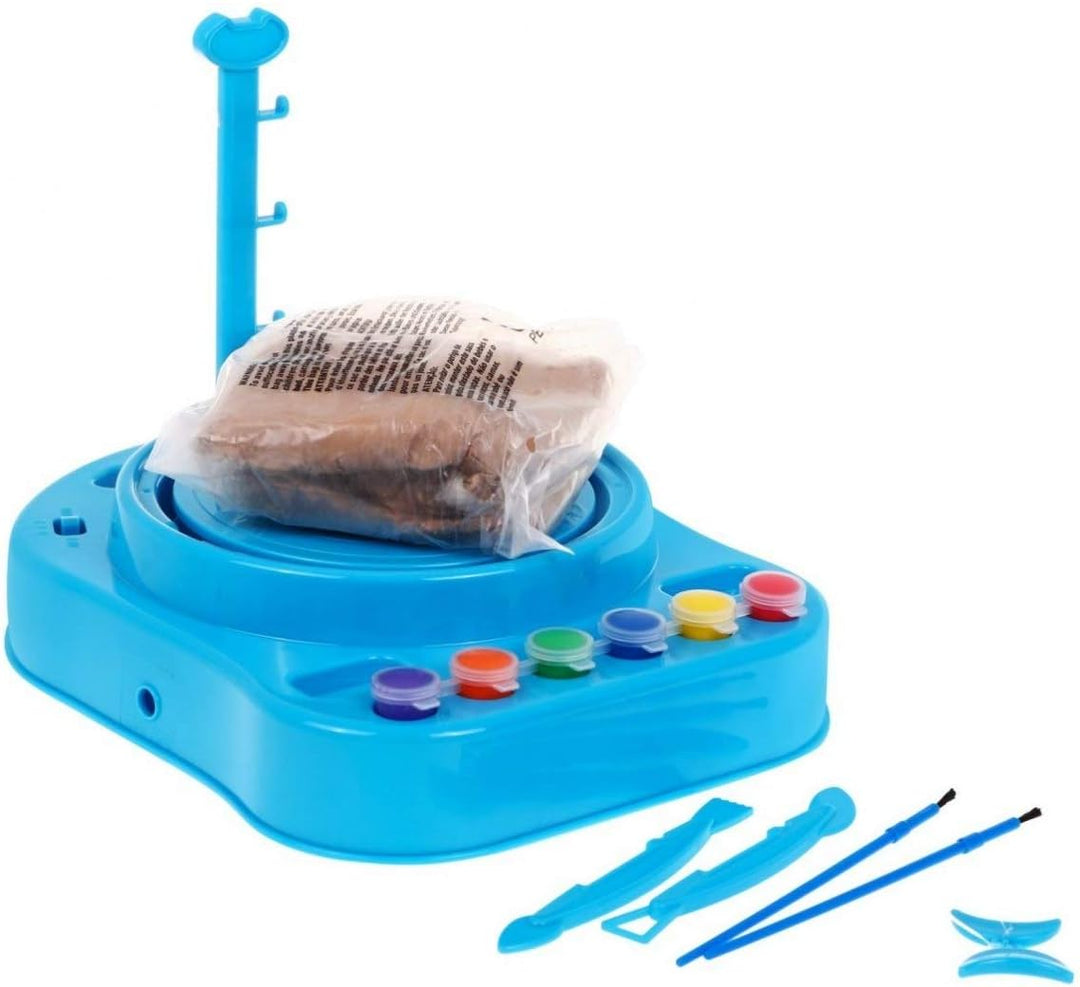 BSD Elektrische Töpferscheibe, Töpferscheibe für Kinder, Töpferwerkstatt, Töpferscheibe mit Lehm und