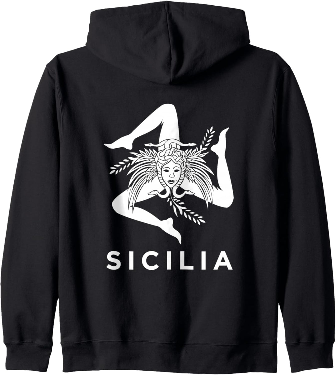 Sizilianischer - Sizilien - Sizilianische Flagge Trinacria Kapuzenjacke