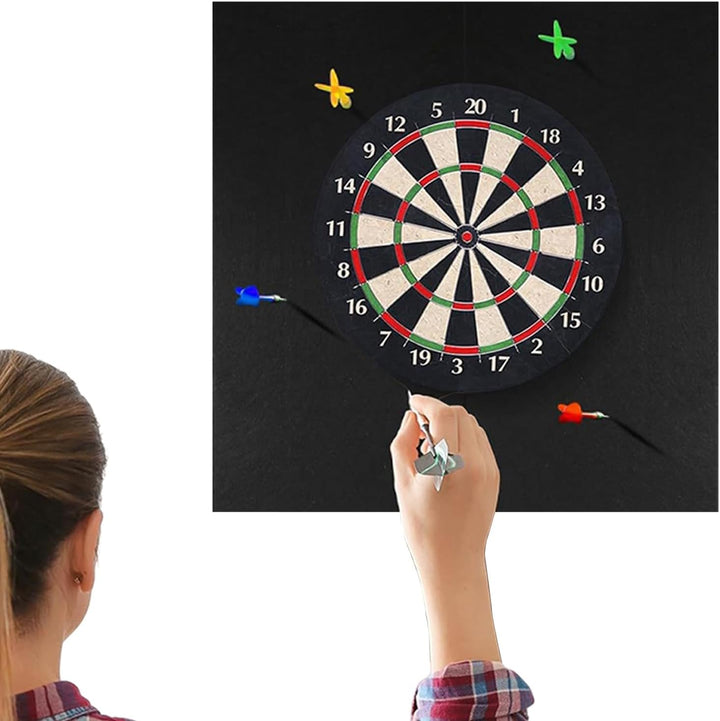 Dartscheiben-Wandschutz, Dart-Rückwand, robuste Profi-Matte, schwarzer Schutz für Erwachsene, Zuhaus